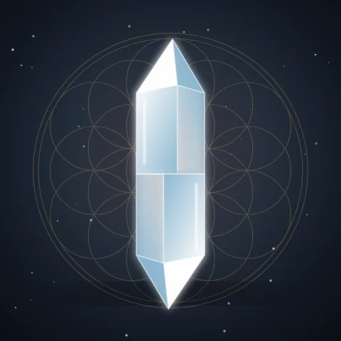 Punhal: forma de cristal estudada no curso Cristais e Gemas de Otávio Leal