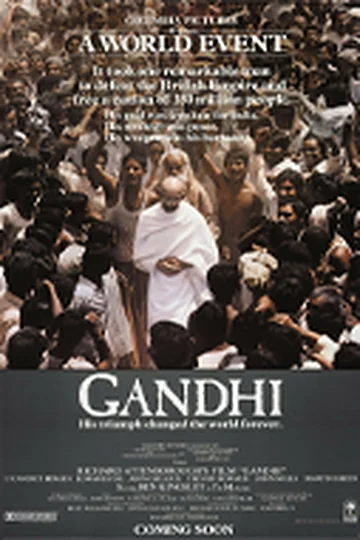 Pôster do filme Gandhi, exemplo do arquétipo do Governante
