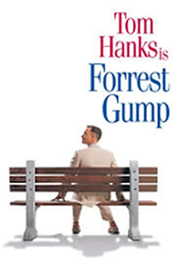 Pôster do filme Forrest Gump, exemplo do arquétipo do Inocente