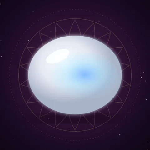 Pedra da Lua, cristal estudado no curso Reiki com Cristais de Otávio Leal