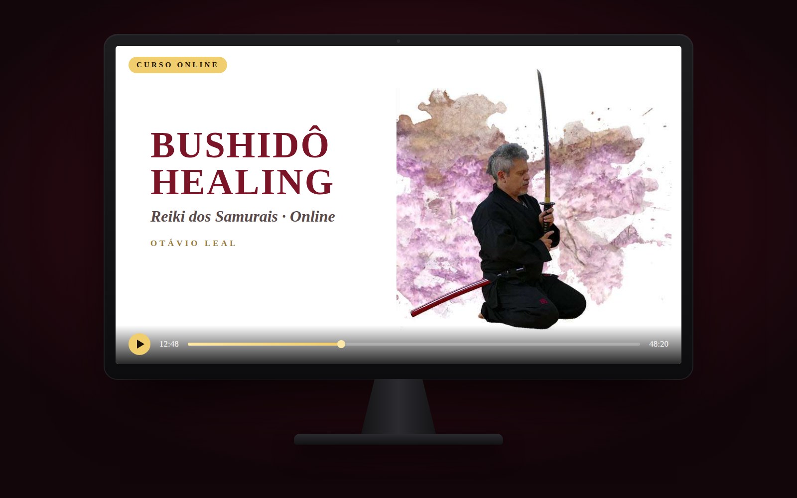 Curso online Bushidô Healing, Reiki dos Samurais com Otávio Leal