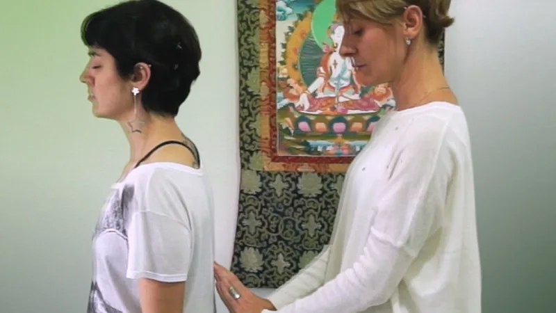 Massagem do índio no curso Reiki Xamânico (Shaman Self Healing) de Otávio Leal