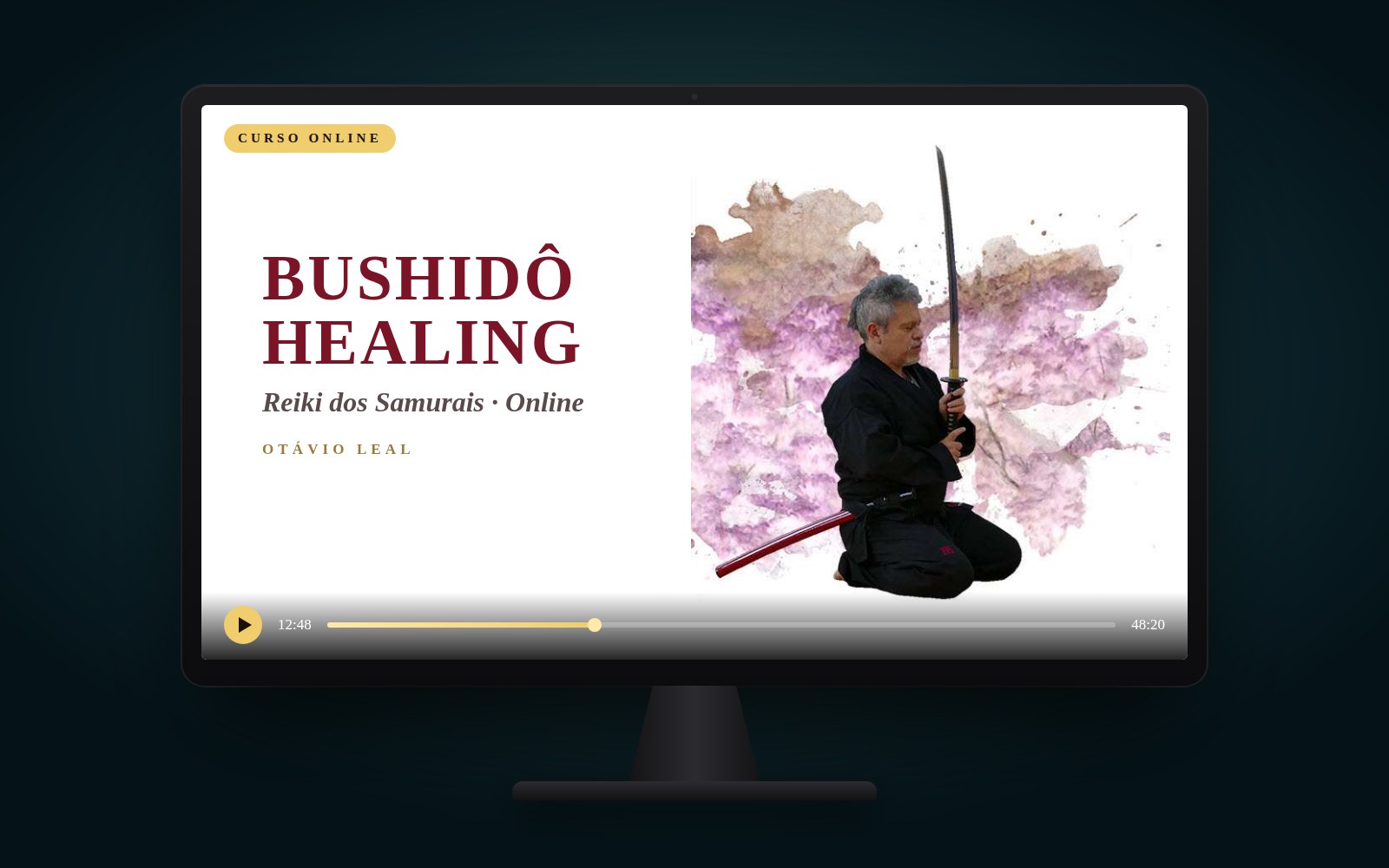 Curso online Bushidô Healing, Reiki dos Samurais com Otávio Leal